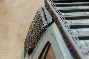 Toyota 4Runner Exterior Window Molle Panels - Passenger - DV8 Offroad - DV8 5th Gen 4Runner Roof Rack (RRTF3-02) - Black - `25-`26